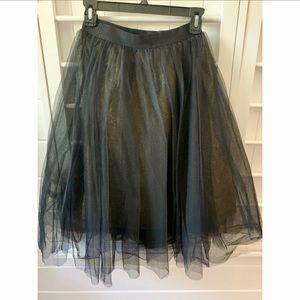 Tulle Gold Glitter Skirt